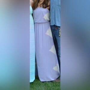 Gypsy 05 Silk Maxi Strapless Dress